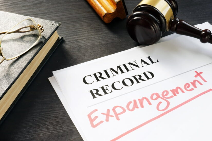 Expungement Document With Judges Hammer